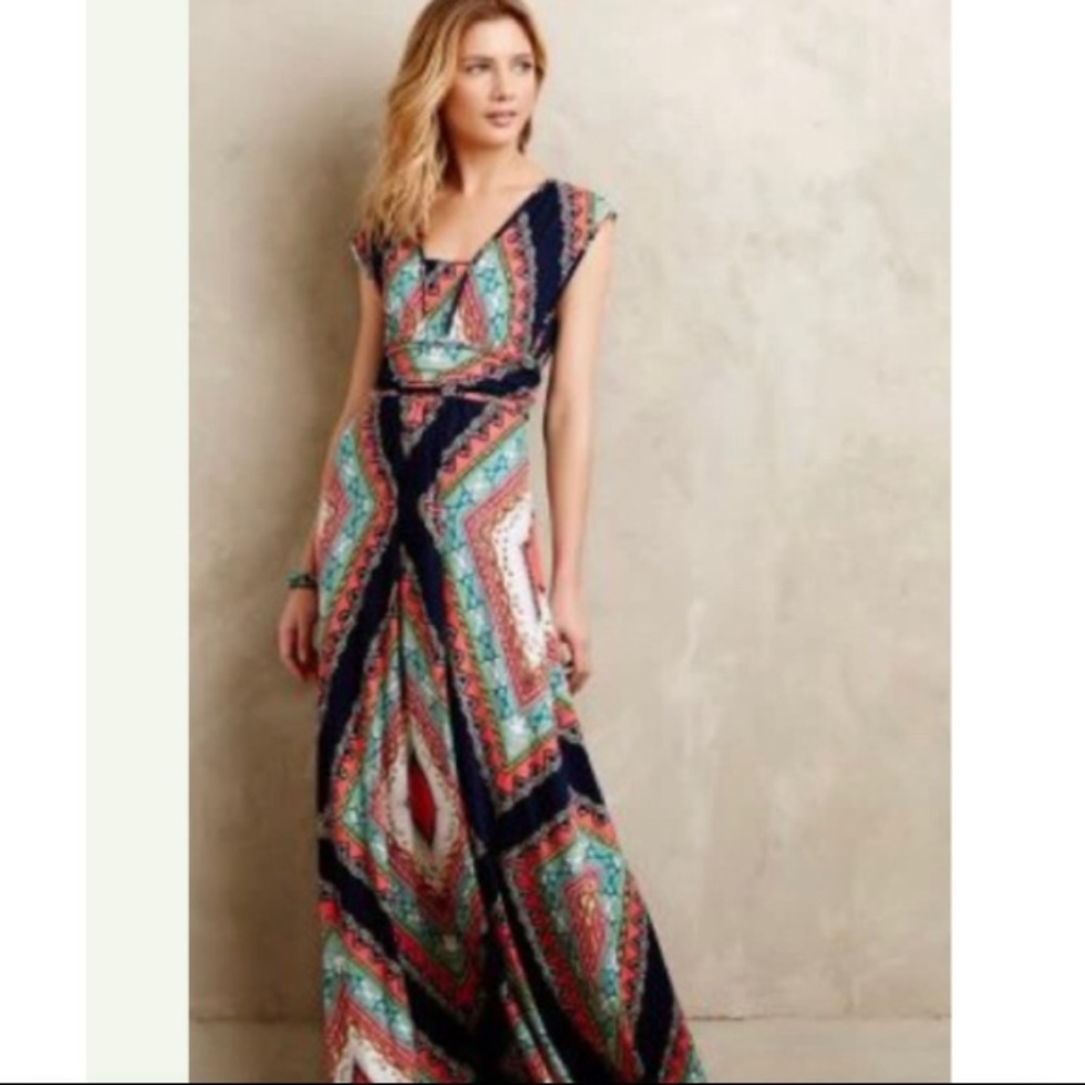 Anthro Maeve Verda Maxi Dress (size S)